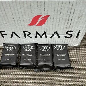 FARMASI SHIELD MAN FACE&BODY SOAP (4 PIECES SET)